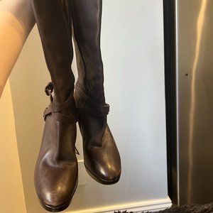 Ralph Lauren Collection Brown Leather Boots